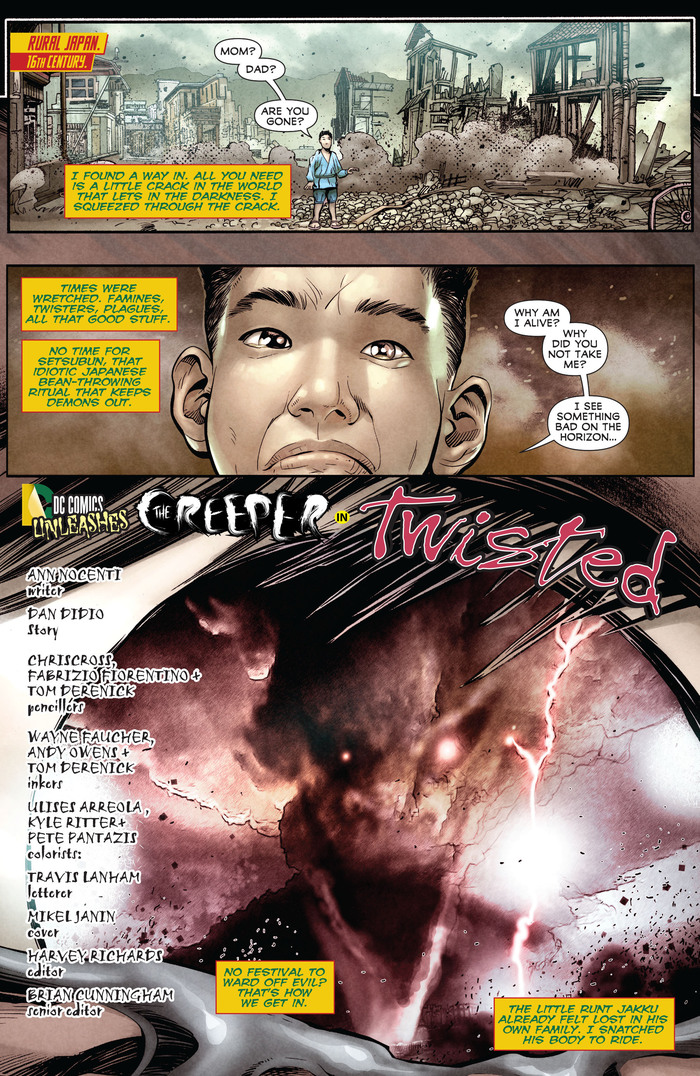 Justice League Dark - 23.1 - Featuring Creeper DC Comics,  ,   , , , , 2013