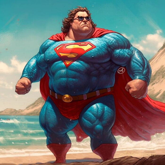 Superman   | Midjourney  ,  , Digital, 2D, Midjourney, , , ,  , , DC Comics, 