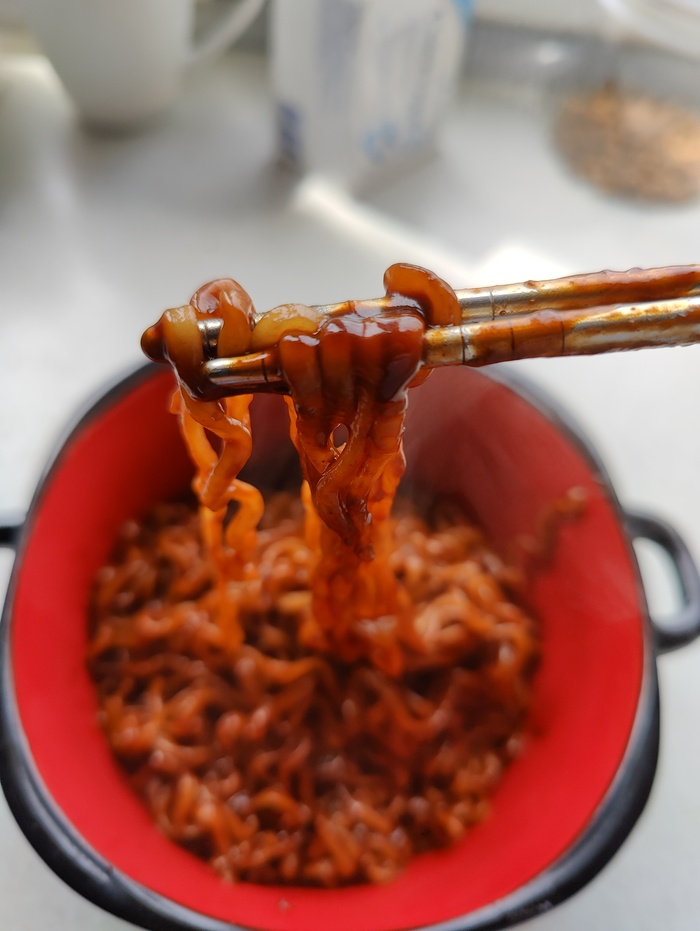 Samyang hot chicken ramen! | Пикабу
