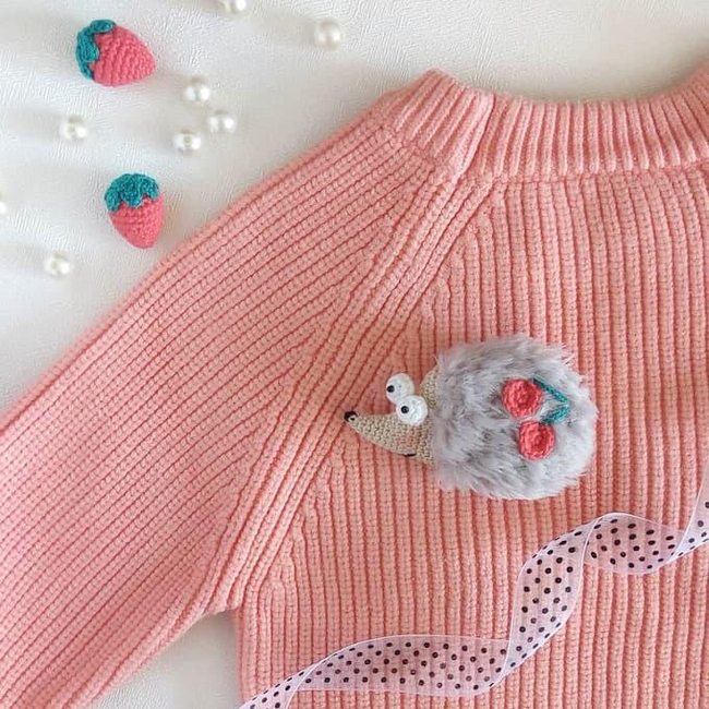 Подборка схем вязания "Ёжики" крючком