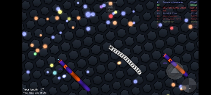 Игра Slither.io