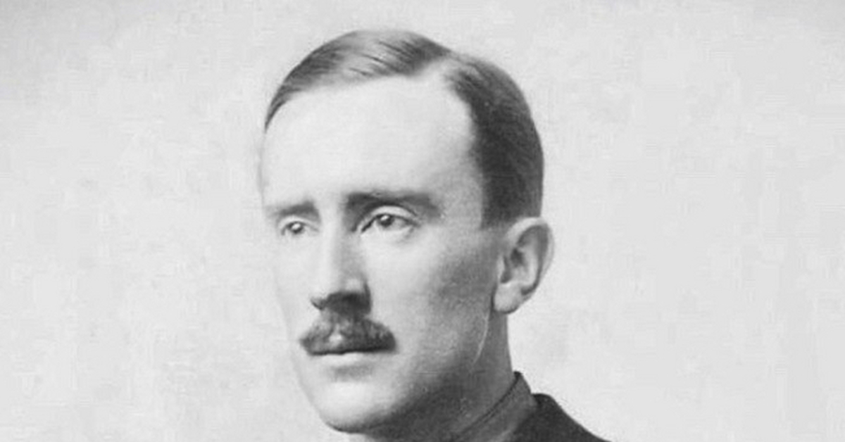 Джон Рональд Руэл Толкин в военной форме | Пикабу