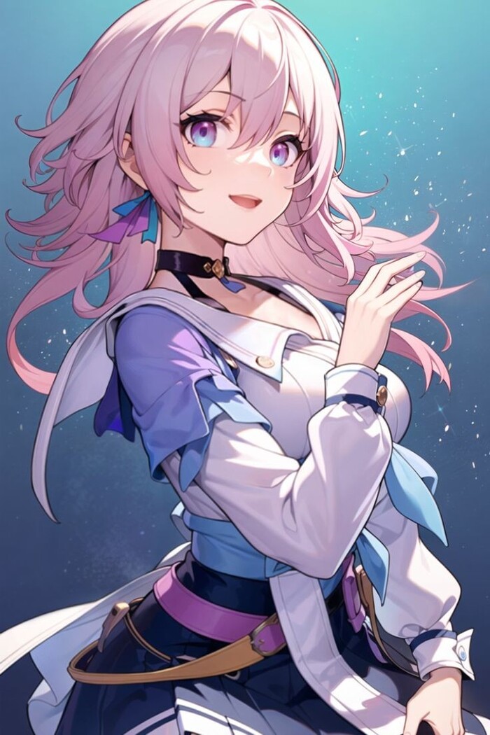  7 Anime Art, , March 7th (Honkai: Star Rail), Honkai: Star Rail,  