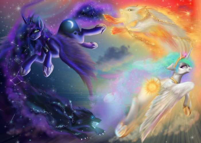    My Little Pony, Princess Celestia, Princess Luna