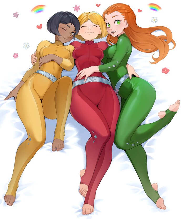  , , Totally Spies, , , Clover (Totally Spies), Sam (Totally Spies), Alex (Totally Spies), Cheshirrr, , 
