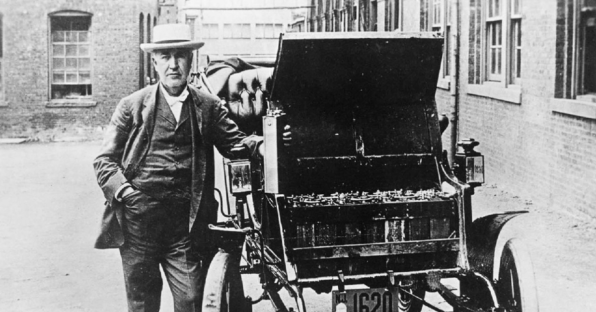 Invention of the century. Электрический автомобиль Томаса Эдисона. Первый электромобиль 1841.