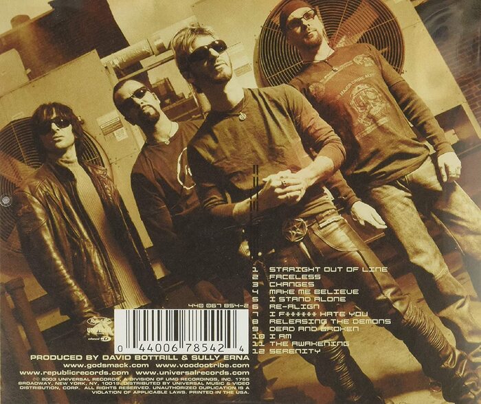 3  Godsmack - 20 ! Godsmack, 2003, Nu-metal, , , , YouTube, 