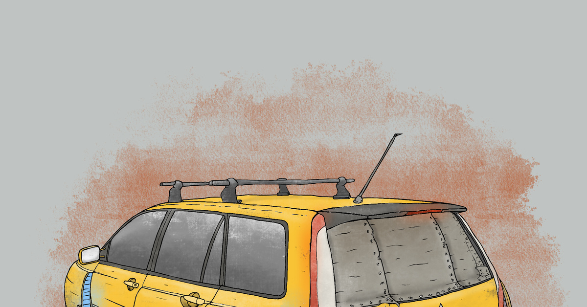 Mitsubishi x Yandex доставка 2033 | Пикабу