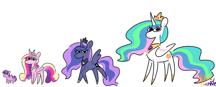  My Little Pony, Twilight Sparkle, Princess Celestia, Princess Luna, Princess Cadance
