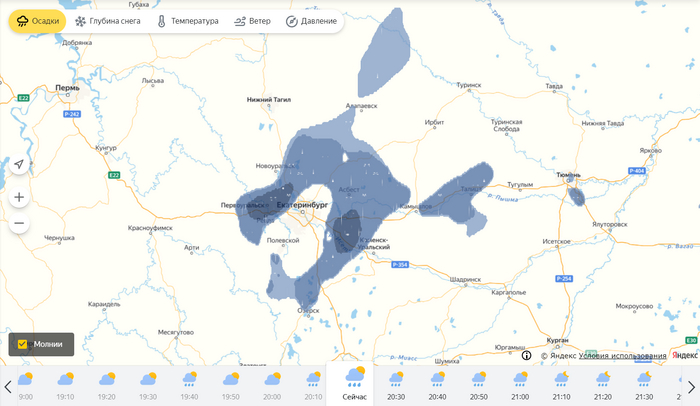 На этой карте изображена птица, которая хочет съесть Екатеринбург