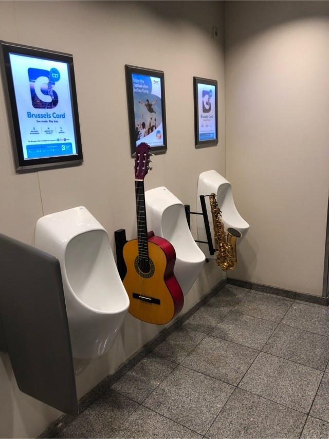 А ведь это вызов! На месте унитаза должен быть рояль