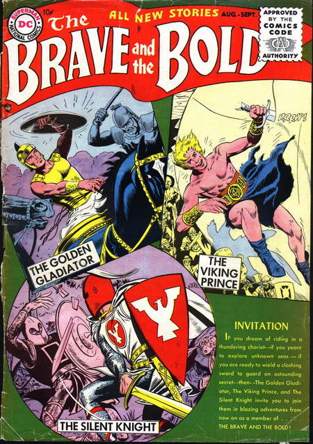 Погружаемся в комиксы: The Brave and the Bold #1-10 - Рыцари и Викинги DC Comics, Викинги, Рыцари, Гладиатор, Робин Гуд, Комиксы, Комиксы-канон, Длиннопост