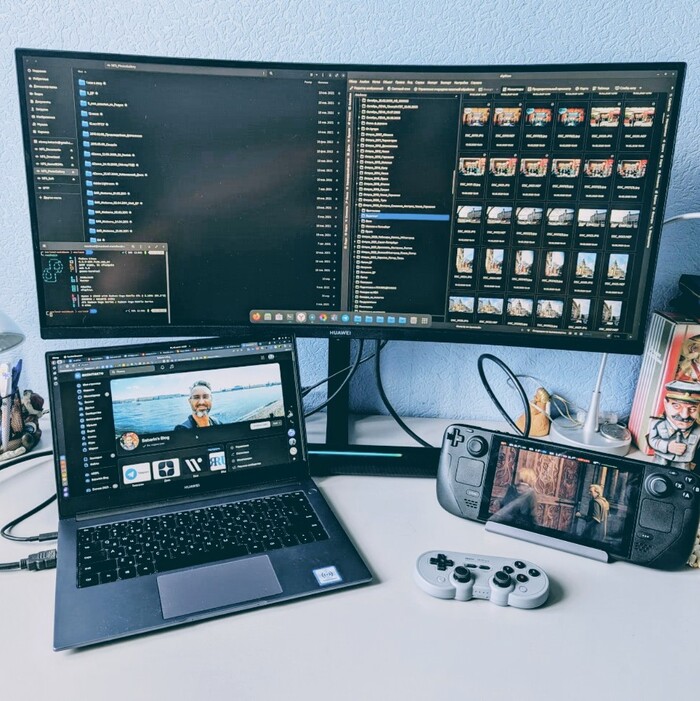 . .  =) Steam Deck, Steam Os, Huawei MediaPad, Matebook, 