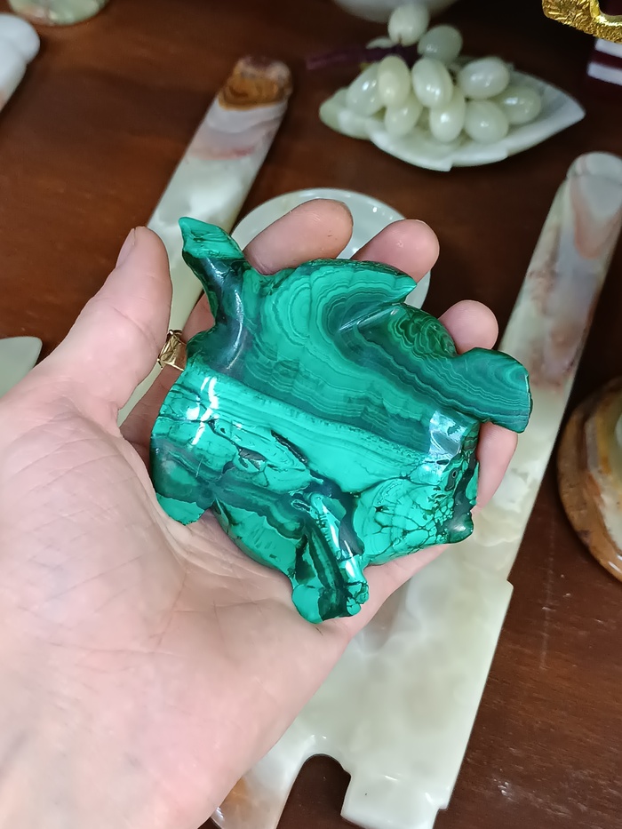 Черепашка из Малахита | Пикабу