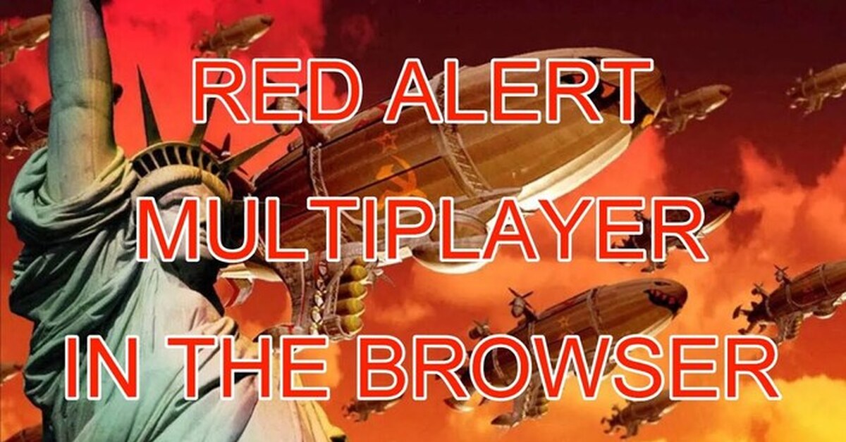 Red Alert мультиплеер в браузере | Пикабу