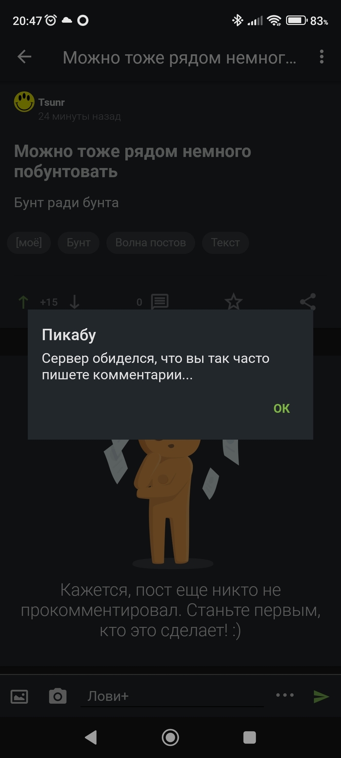 Наверное, я что-то сломала