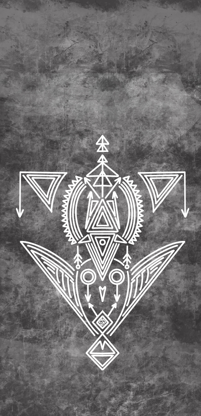 Вот вам самодельная заставка на телефон