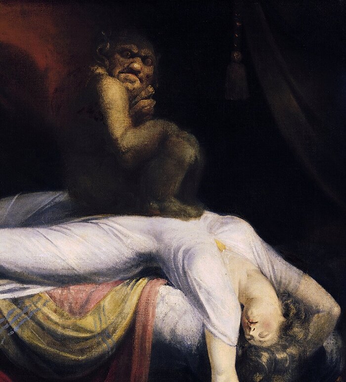 «Ночной кошмар» Фюсли. Инкубы, суккубы, сонный паралич и прочие демонические лошади Картина, Искусство, Живопись, Инкуб, Сонный паралич, Сон, Кошмар, Демон, Ночь, Картина маслом, Художник, Длиннопост