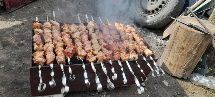 Шашлыки жарю