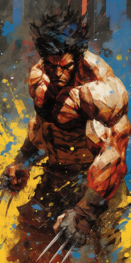 Savage Wolverine from marvel comics  , Marvel,  ( ), Midjourney, 