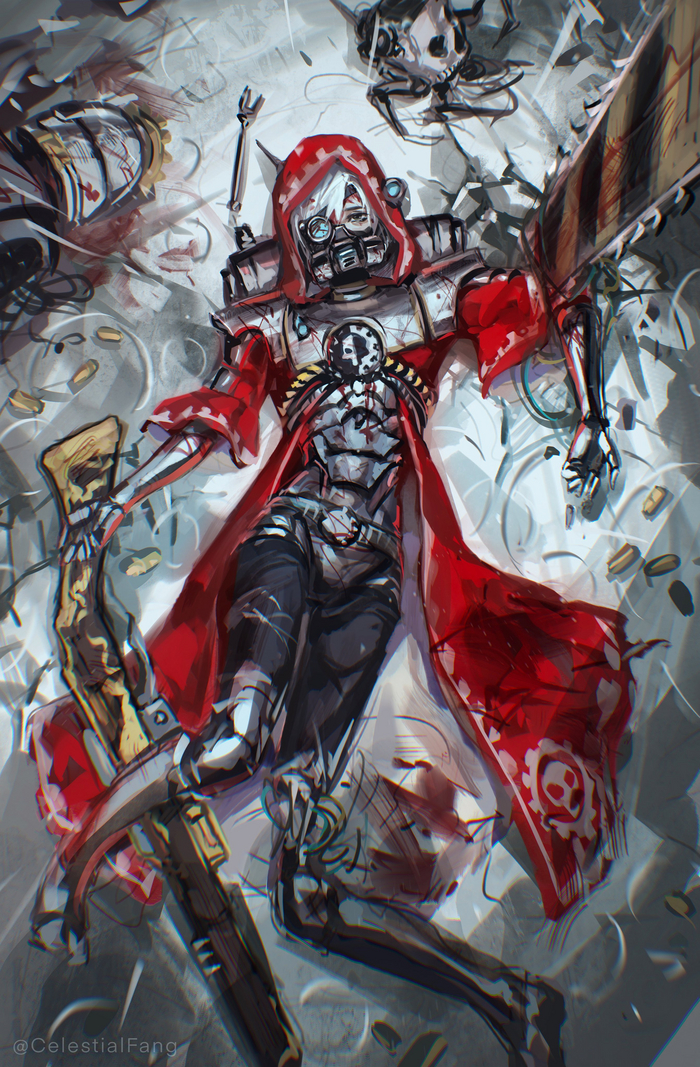     WH40K Warhammer 40k, Adeptus Mechanicus, , Anime Art