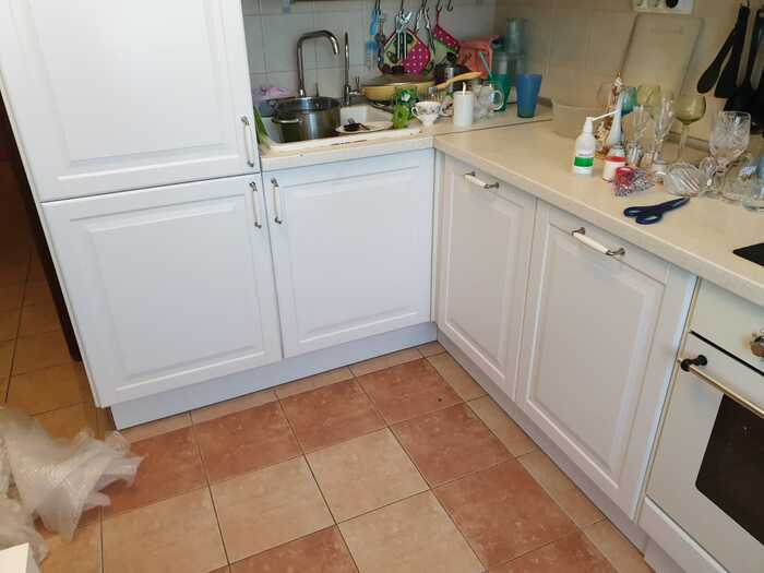 Из белого в белый. Покраска кухонных фасадов ИКЕА | Пикабу