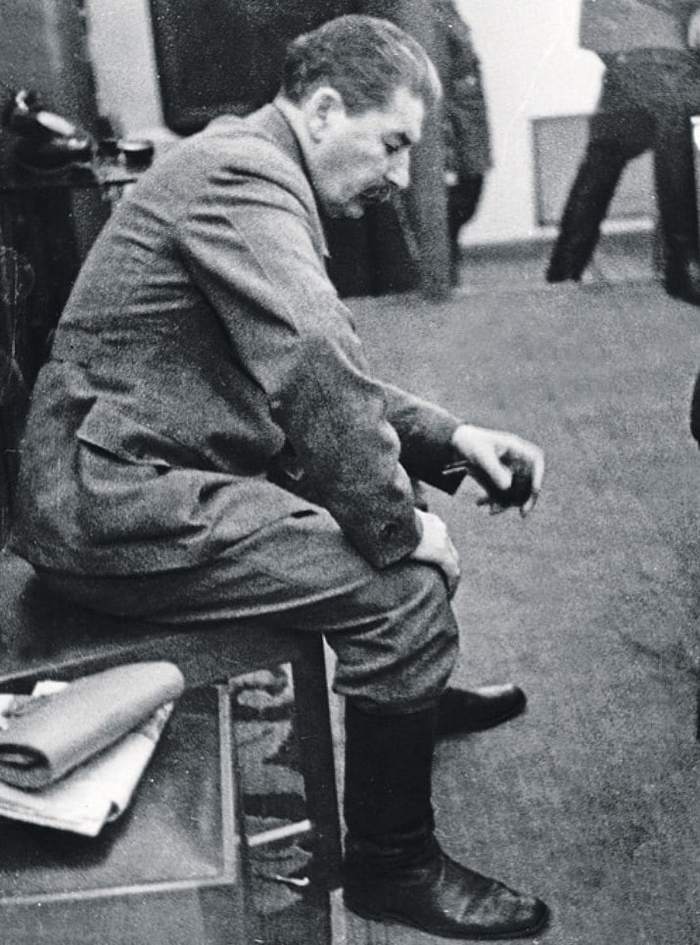 Редкая и несанкционированная фотография Иосифа Сталина