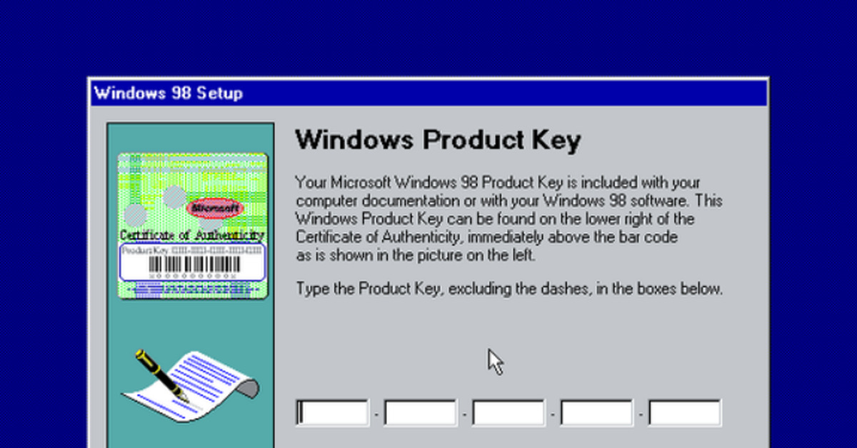 Я собрал не всю популярную коллекцию ключей Windows 98 или быть может ...
