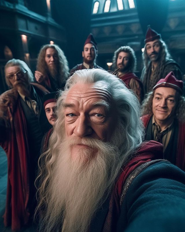 Селфи известных персонажей из фильмов и сериалов | Пикабу