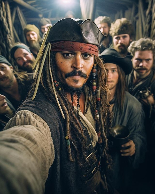 Селфи известных персонажей из фильмов и сериалов | Пикабу
