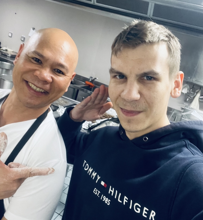 Шедевры из арбузов от судового повара | Пикабу