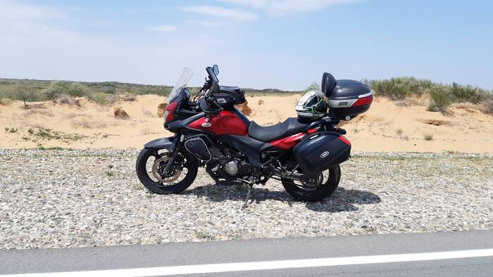 В поддержку мото флешмоба