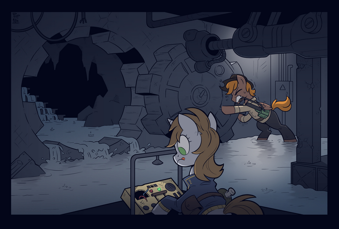  My Little Pony, Littlepip, Calamity, Fallout: Equestria