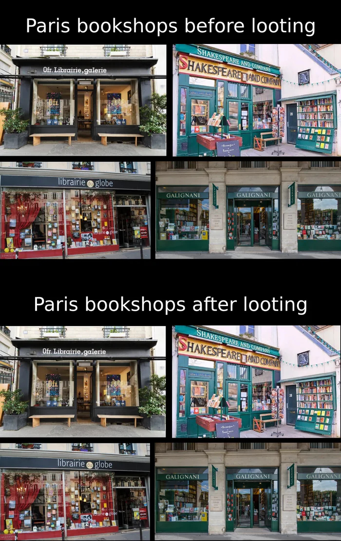 Возможно погромщики предпочитают электронные книги