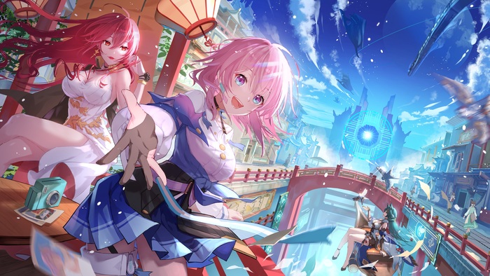   ! , Anime Art, , , Honkai: Star Rail, March 7th (Honkai: Star Rail), Himeko (Honkai: Star Rail), Yukong (Honkai: Star Rail)