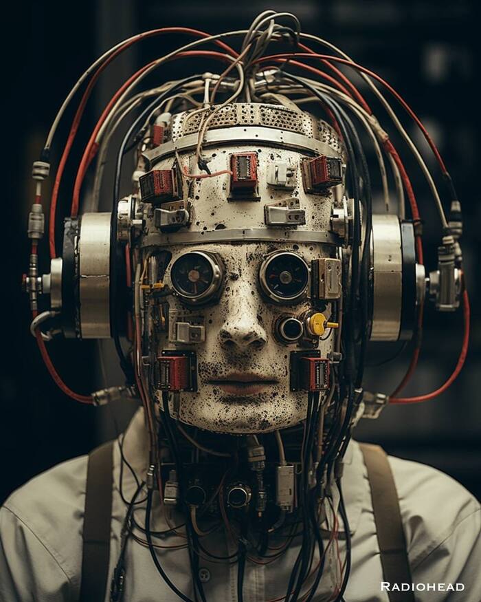 Визуализация названия музыкальной группы Radiohead