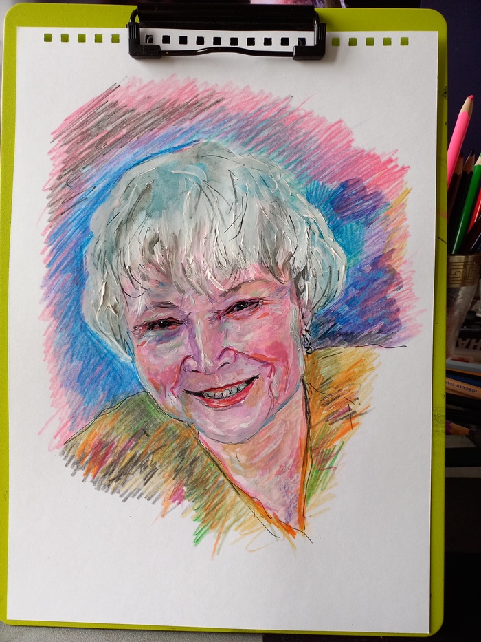 Портрет. Карандаши | Пикабу