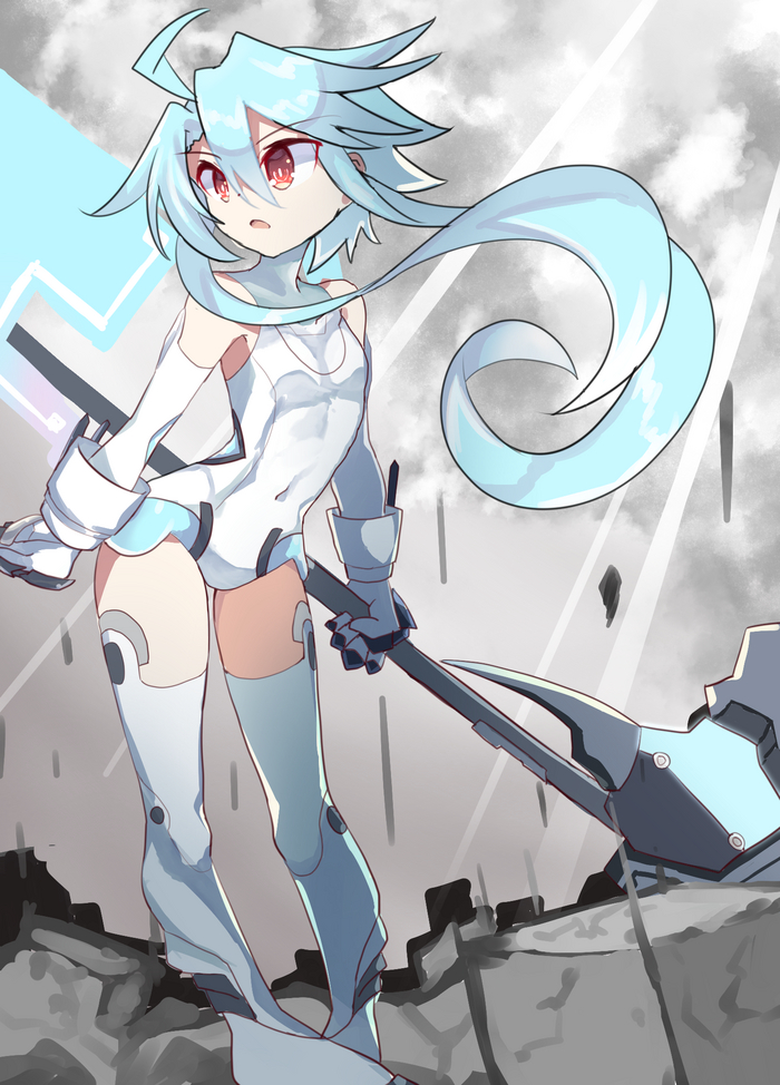 Blanc Anime Art, Hyperdimension Neptunia, Neptunia, Blanc, White Heart, Next White, 