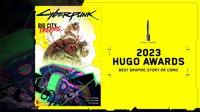 Комикс Cyberpunk 2077: Big City Dreams номинирован на премию «Хьюго» в категории «Лучший графический рассказ или комикс»