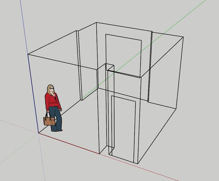 Как нарисовать квартиру в sketchup