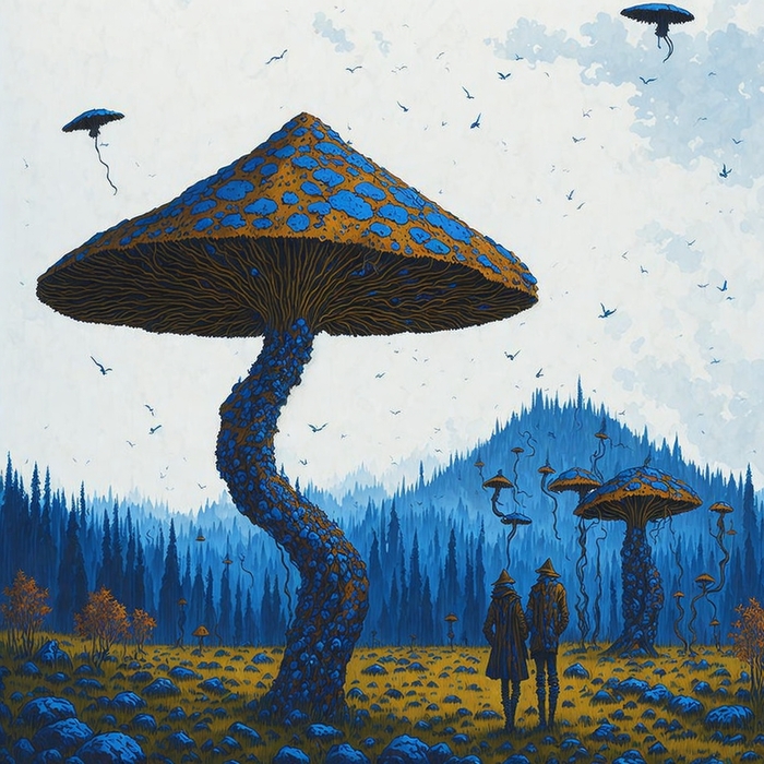 Грибники | Пикабу