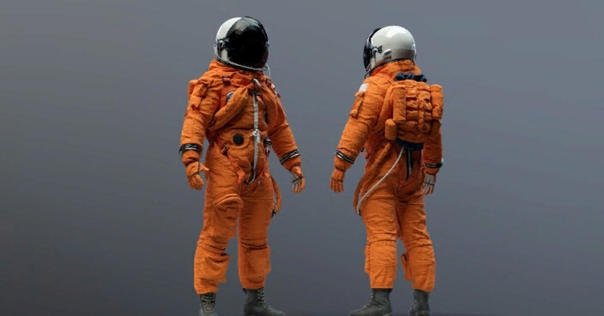 Disfraz astronauta naranja