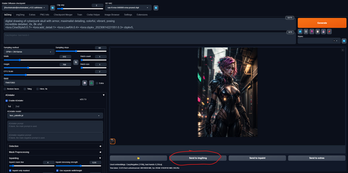Outpaint в StableDiffusion Stable Diffusion, Нейронные сети, Арты нейросетей, Гайд, Цифровой рисунок, Девушки, Длиннопост