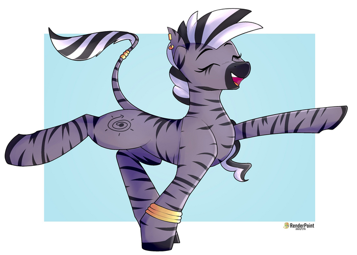  Ǹ My Little Pony, Original Character, MLP Zebra