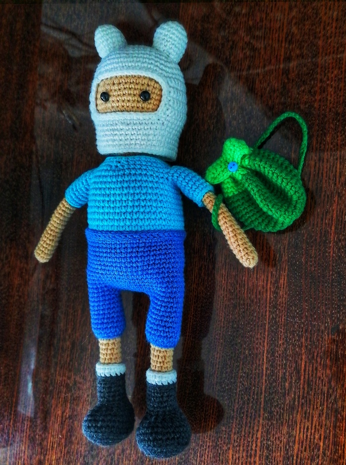 Вязаный Финн из мультфильма "Время приключений"