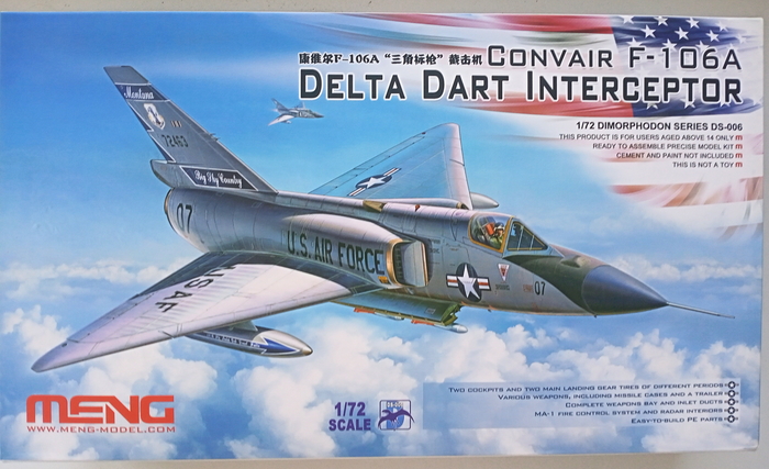 Convair F-106A Delta Dart (1/72 MENG + Hasegawa).     , ,  , , ,  ,  ,   , , , ,  , , , , , , , ,  , 