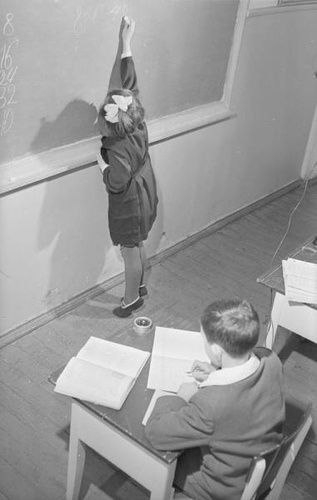 Советская первоклассница