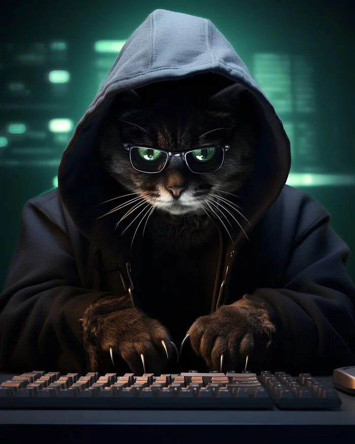 Cats hack. Кот хакер. Кот хакер арт. Аватарка кот хакер. Кот хакер нейросеть.