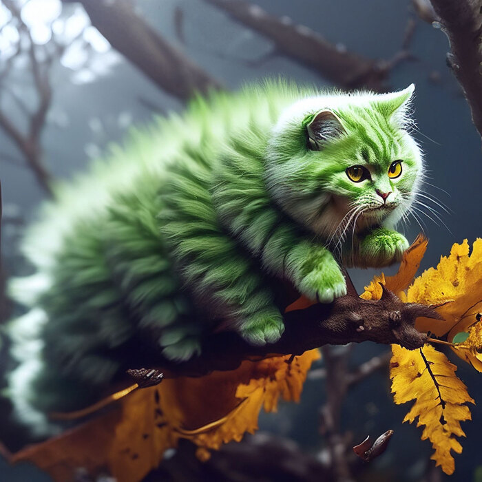 Гусеничный кот