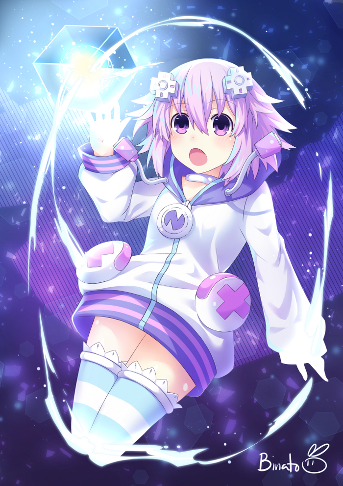 Neptune Anime Art, Hyperdimension Neptunia, Neptunia, Neptune, , Azur Lane, Binato_lulu